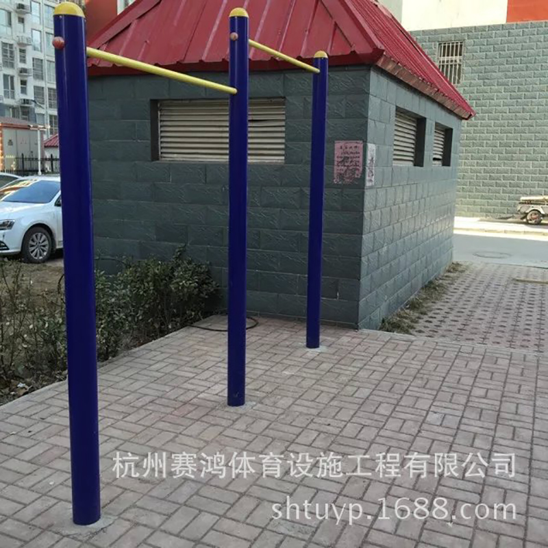 双位单杠 户外健身器材体育器材 国标健身器材健身路径 高低单杠